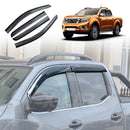 Weathershields for Nissan Navara D23 NP300 2015-2025 Car Weather Shields Wind Deflectors Sun Visors-1