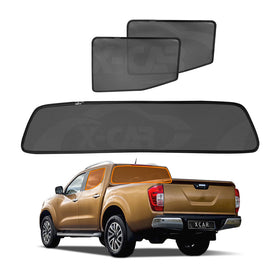 Window Sun Shades for Nissan Navara D23 NP300 Dual Cab 2015-2025
