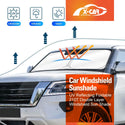 Windshield Sun Shade for Nissan Patrol 2012-2024 Y62 Series