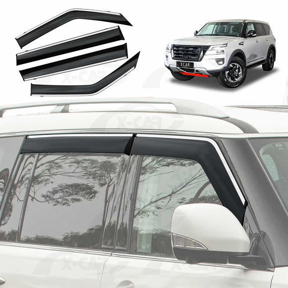 Weathershields for Nissan Patrol 2012-2025 Y62 Series Car Weather Shields