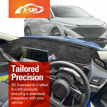 Dash Mat for Nissan QASHQAI J12 Series 2022-Onwards With HUD Non-Slip Microfiber Pad Cover - 0