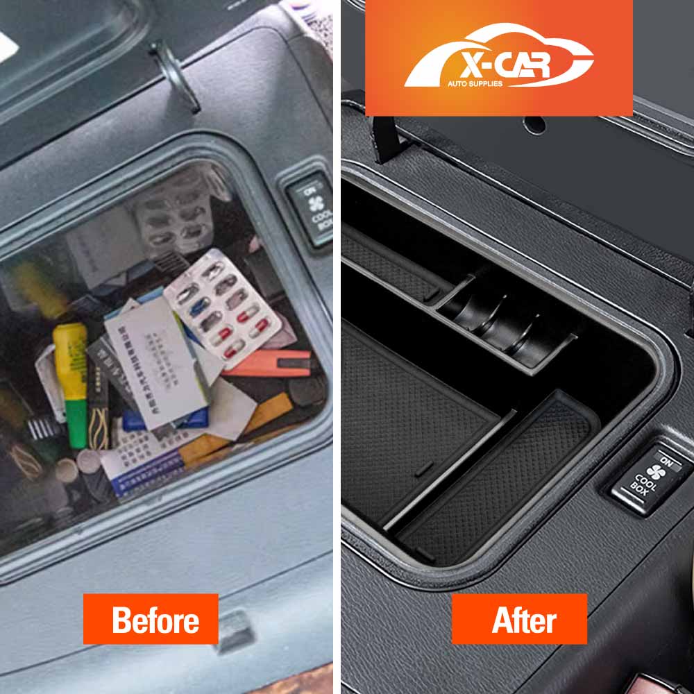 Armrest Organizer Tray for Nissan Patrol 2012-2024 Y62 Series Centre Console Storage Box Accessories - 0