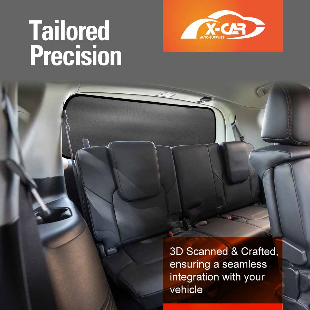 Window Sun Shade for Nissan Patrol 2012-2024 Y62 Series Rear Windscreen Magnetic Blind Mesh