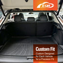 Boot Liner/ Back Seat Protector for Nissan Ariya 2023-Onwards All Weather Heavy Duty Cargo Trunk Mat Luggage Tray-3
