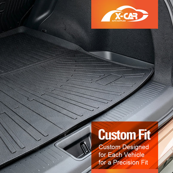 Boot Liner/ Back Seat Protector for Nissan Ariya 2023-Onwards All Weather Heavy Duty Cargo Trunk Mat Luggage Tray