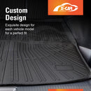 Boot Liner/ Back Seat Protector for Nissan Ariya 2023-Onwards All Weather Heavy Duty Cargo Trunk Mat Luggage Tray-7