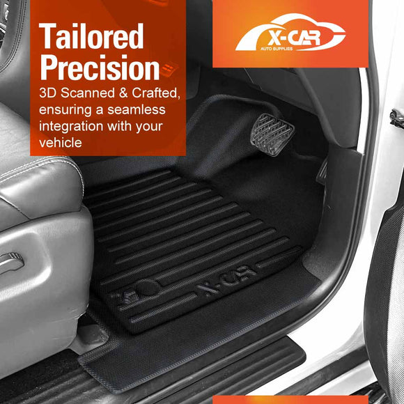 3D Floor Mats for Nissan Patrol 2012-2025 Y62 Series All-Weather Car Liners