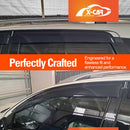 WeatherShields for Nissan Dualis 7 Seats 2007-2013 Car Weather Shields Wind Deflectors Sun Visors-4