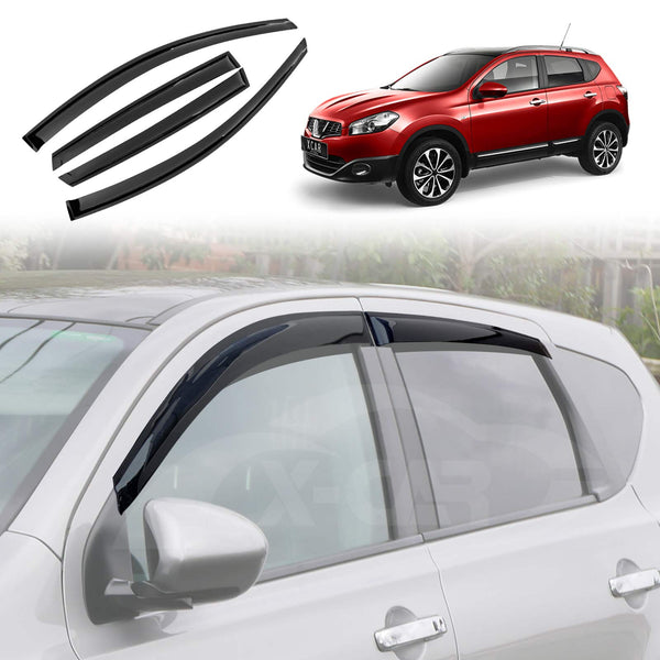 WeatherShields for Nissan Dualis 7 Seats 2007-2013 Car Weather Shields Wind Deflectors Sun Visors