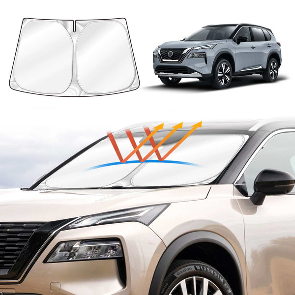 MaxEarn Voorruitafdekking VW T4 - 600D Waterdicht Zwart