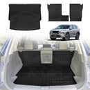 X-CAR boot liner and back seat protectors installed in Nissan X-Trail T33 car boot.