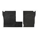 A pair of X-CAR back seat protectors shown flat against a white background, with ribbed texture and embossed branding.