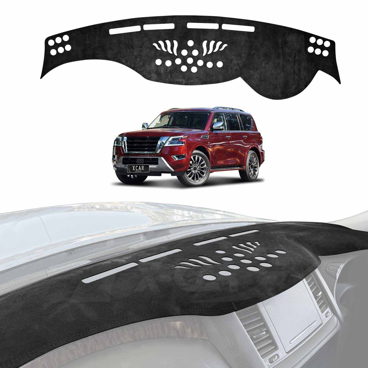 Dash Mat for Nissan Patrol 2012-2024 Y62 Non-Slip Pad | X-CAR