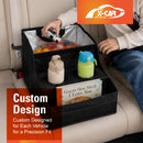 Back Seat Cooler Storage Box with Dual Cup Holders Foldable Insulated Rear Armrest Organiser-9