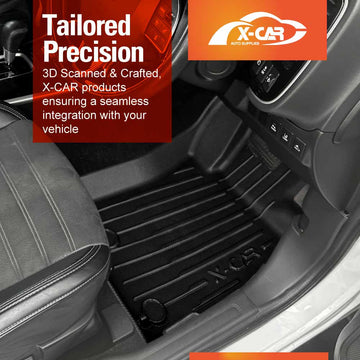 3D Floor Mats for Mitsubishi Outlander 2006-2012 All-Weather Car Liners - 0