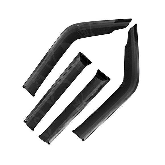 Weathershields for Mitsubishi Pajero 2006-2022 Car Weather Shields Wind Deflectors Sun Visors