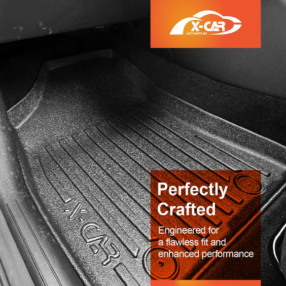 3D Floor Mats for Hyundai Kona 2023-Onwards All-Weather Car Liners