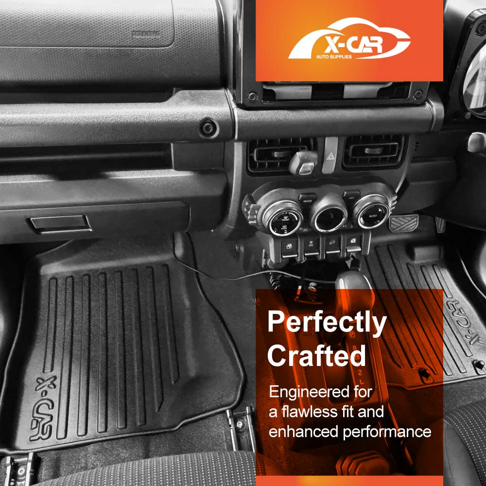 3D Floor Mats for Suzuki Jimny XL 5-Door Auto Transmission 2023-2025