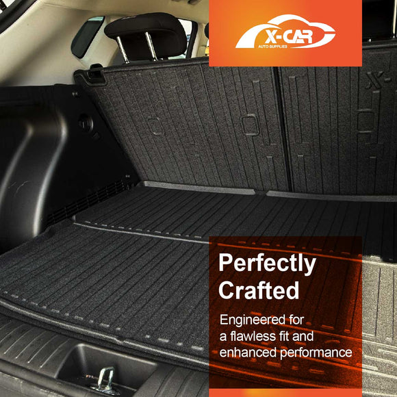Boot Liner / Back Seat Protectors for Hyundai Kona 2023-Onwards Trunk Cargo Mat Luggage Tray