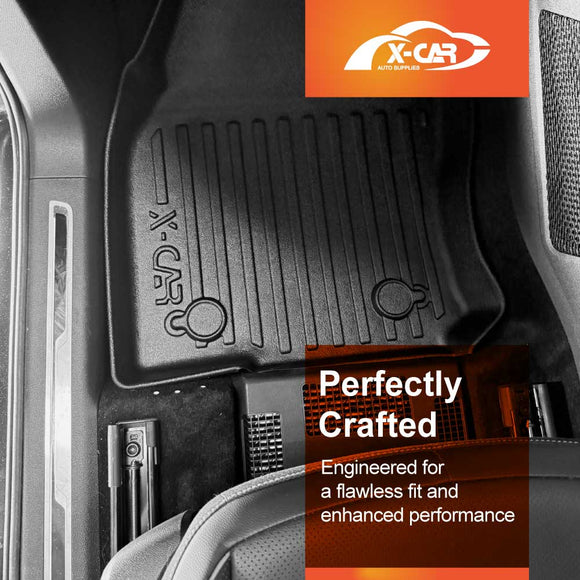 3D Floor Mats for Volkswagen VW Tiguan 2016-2024 All-Weather Liners