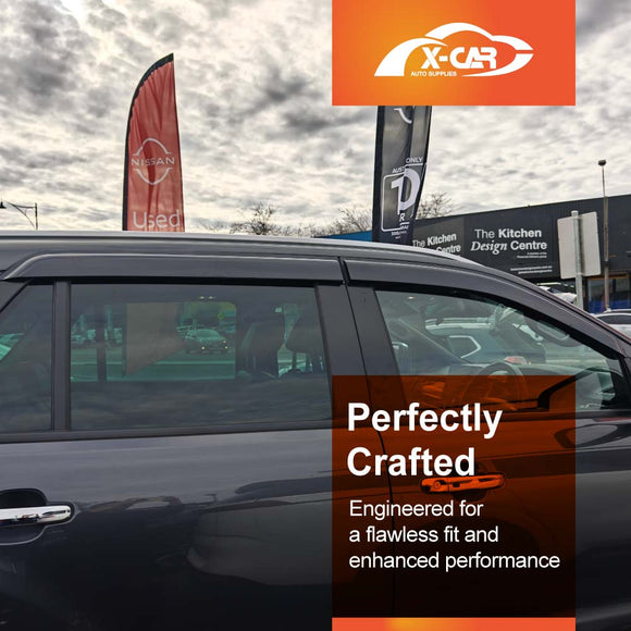 WeatherShields for Ford Everest 2015-2022 Car Weather Shields Wind Deflectors Sun Visors