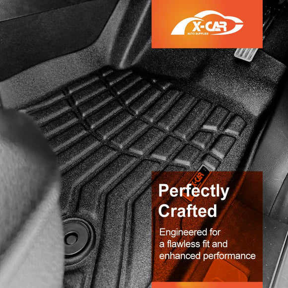 3D Floor Mats for Ford Everest 2015-2022 All-Weather Car Liners