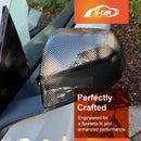 Rear View Mirror Trim Cover for Tesla Model Y L 6-Seat 2026-Onwards Exterior Accessories Side Mirror Cap Carbon Fiber Style-4