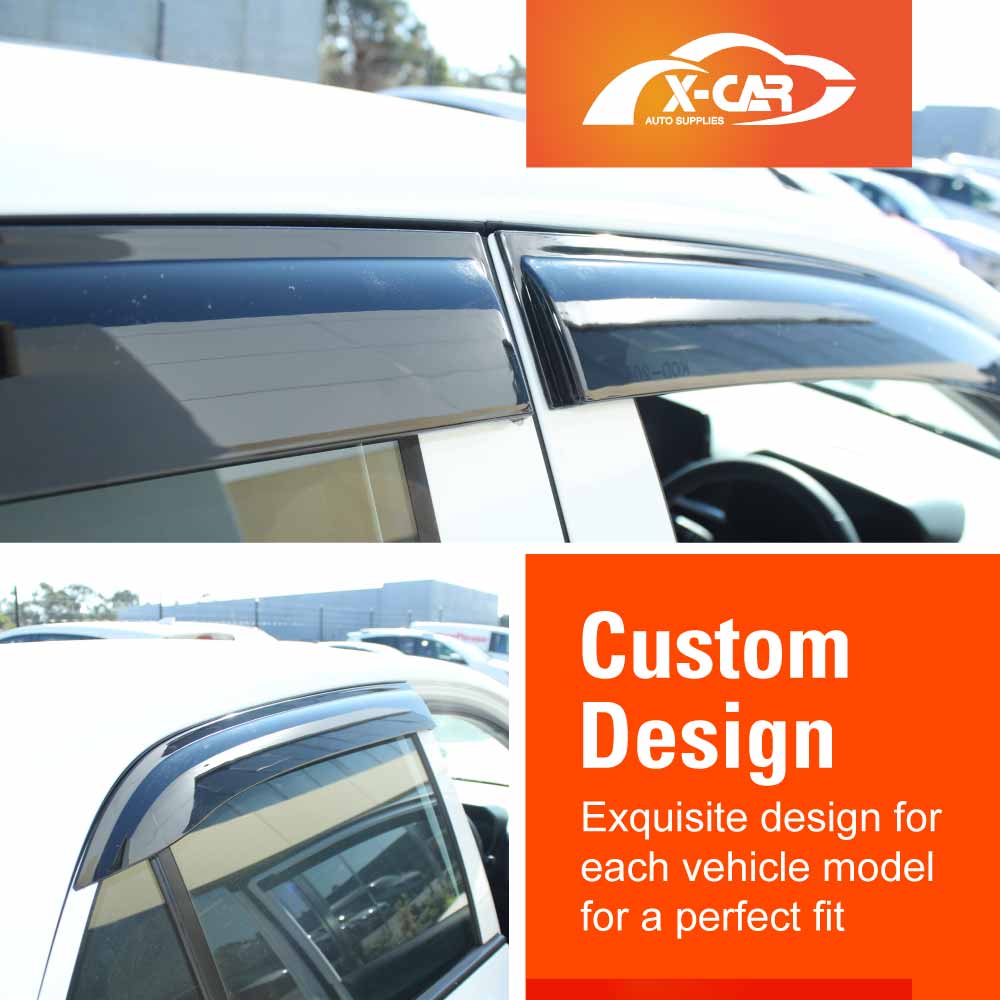 WeatherShields for Kia Picanto 2017-2025 Car Weather Shields Wind Deflectors Sun Visors