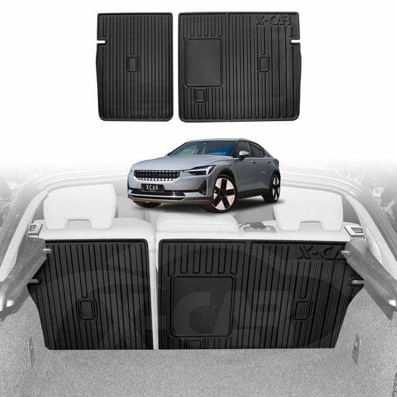 Boot Liner/ Back Seat Protector for Polestar 2 2021-Onwards All-Weather Trunk Cargo Mat
