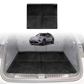 Boot Liner/ Back Seat Protector for Porsche Macan Electric 2024-Onwards All Weather Car Mat - 0