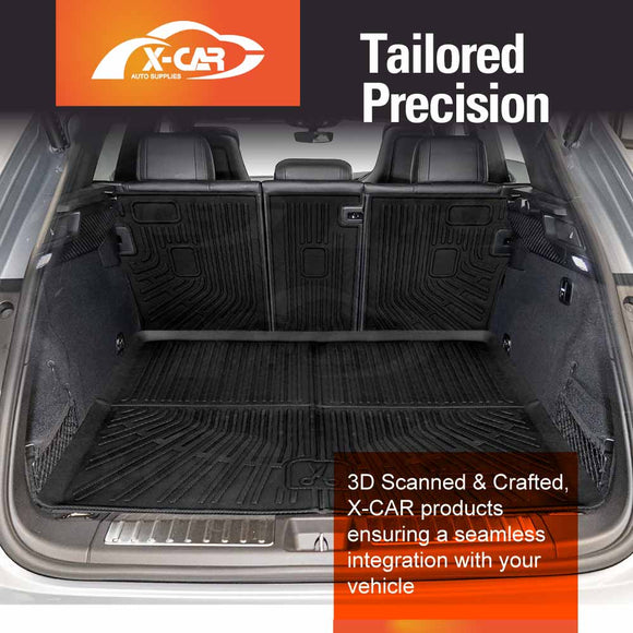 Boot Liner/ Back Seat Protector for Porsche Macan Electric 2024-Onwards All Weather Car Mat