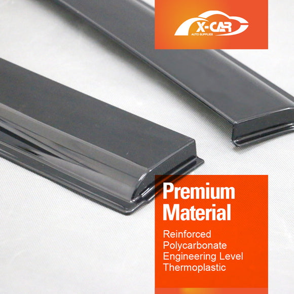 Weathershields for Ford Ranger Single Cab 2011-2022 Car Weather Shields Wind Deflectors Sun Visors