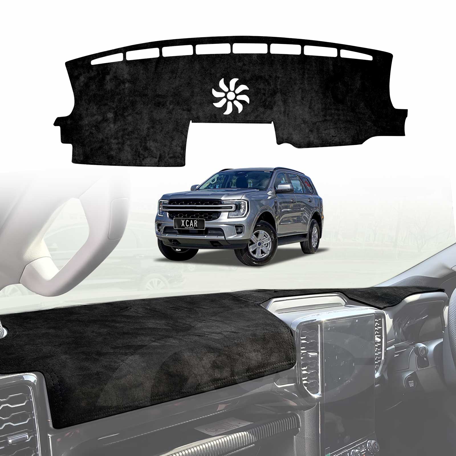 Dash Mat for Ford Everest 2022-2025 Non-Slip Dashboard Pad Cover