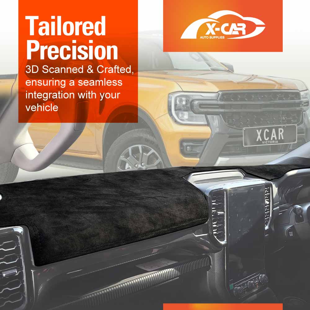 Dash Mat for Ford Next-Gen Ranger 2022-2025 Non-Slip Dashboard Pad Cover