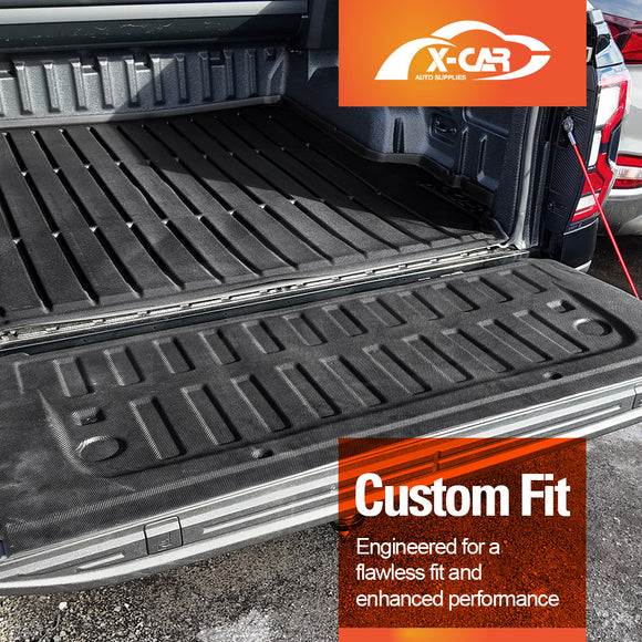 Tub Liner Tailgate Mat for Ford Next-Gen Ranger Raptor RA 2022-Onwards Heavy Duty Cargo Trunk Mat