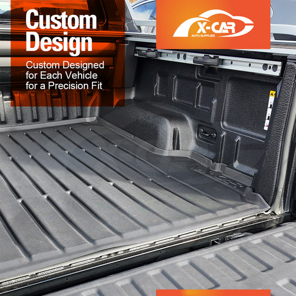 Tub Liner Tailgate Mat for Ford Next-Gen Ranger Raptor RA 2022-Onwards Heavy Duty Cargo Trunk Mat