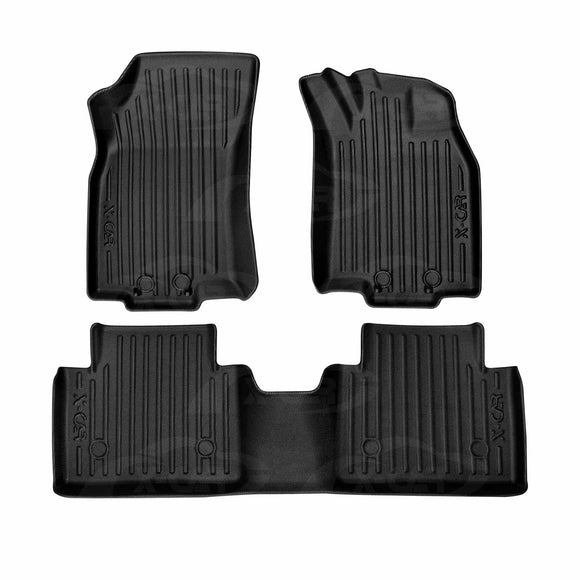 3D Floor Mats for Renault Koleos 2016-Onwards All-Weather Car Liners