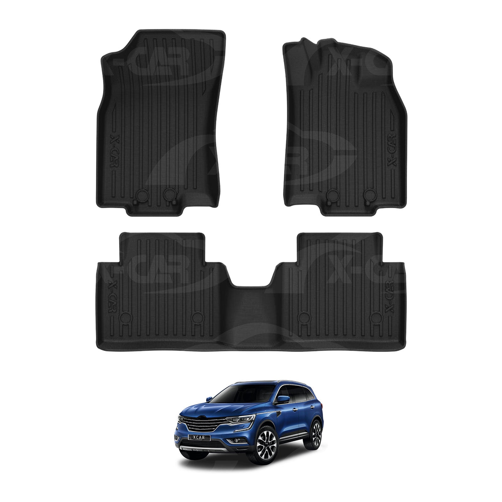 [Pre-order] 3D Floor Mats for Renault Koleos 2016-2024 All-Weather Car Liners