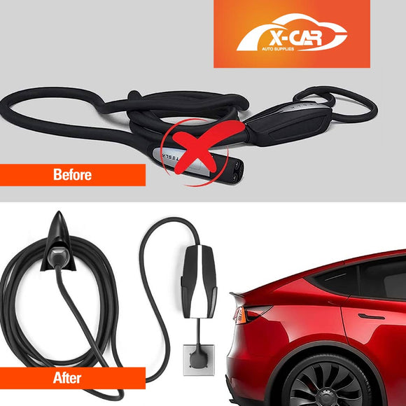 Tesla Model 3 Highland Charger Holder 2023-2025 Cable Organizer Wall Mount Adapter