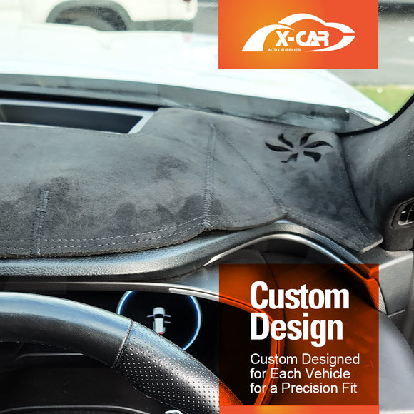 Dash Mat for Hyundai SantaFe Santa Fe 2018-2023 With HUD Non-Slip Microfiber Pad Cover