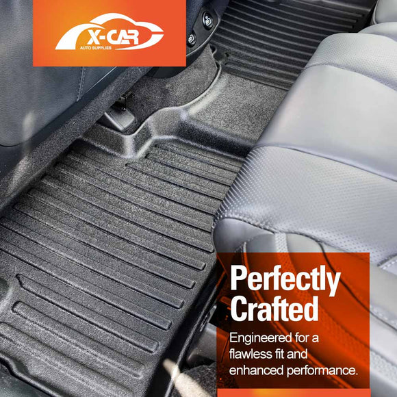 3D Floor Mats for Hyundai Santa Fe SantaFe 2018-2023 All-Weather Car Liners