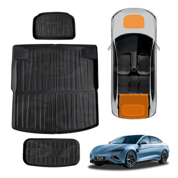 Interior Liners for BYD Seal 2023-Onwards Front Trunk Back Seats Boot Cargo Mats