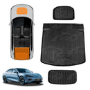 Interior Liners Set for BYD Seal 2023-2025 Front Trunk Back Seats Boot Cargo Mats-20