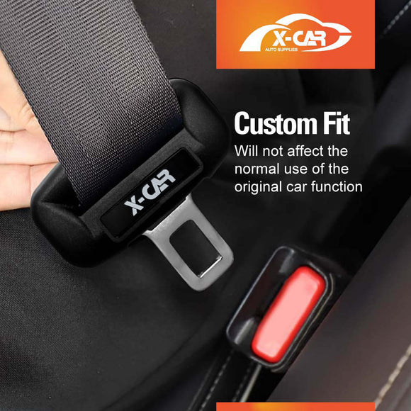 Seatbelt Buckle Silicone Protective Covers for Car Seat Belt Protector Universal Anti-Scratch Interior Accessories Set of 2