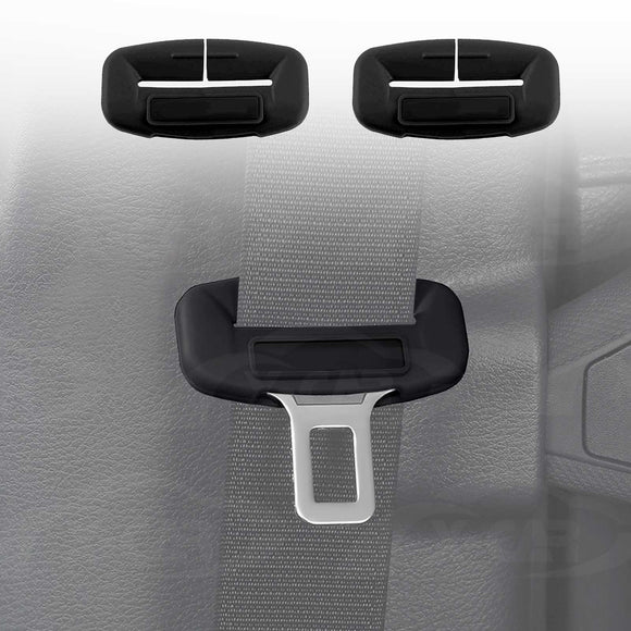 Seatbelt Buckle Silicone Protective Covers for Car Seat Belt Protector Universal Anti-Scratch Interior Accessories Set of 2
