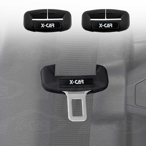 Seatbelt Buckle Silicone Protective Covers for Car Seat Belt Protector Universal Anti-Scratch Interior Accessories Set of 2