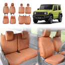 Seat Covers for Suzuki Jimny 3-Door 2018-2025 Premium Vintage PU Leather-29