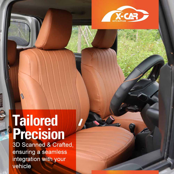 Seat Covers for Suzuki Jimny 3-Door 2018-2025 Premium Vintage PU Leather