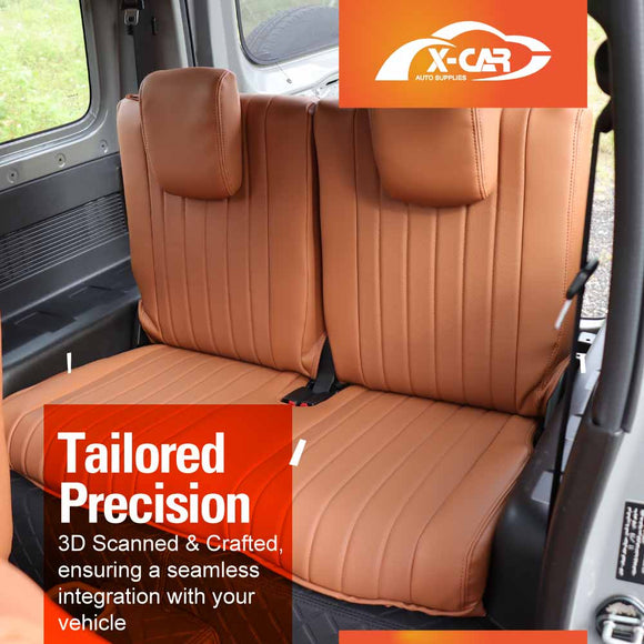 Seat Covers for Suzuki Jimny 3-Door 2018-2025 Premium Vintage PU Leather
