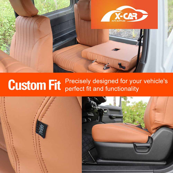 Seat Covers for Suzuki Jimny 3-Door 2018-2025 Premium Vintage PU Leather